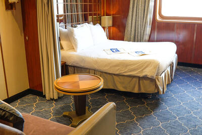 Cabin on Sea Spirit cruise ship