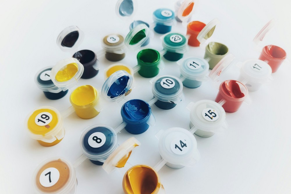 painting by numbers pots