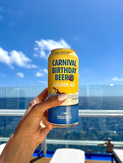 Carnival birthday beer