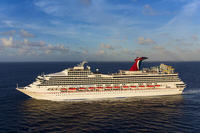 Carnival Sunshine aerial