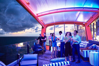 Celebrity Cruises drinks on Magic Carpet