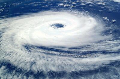 Hurricane from space