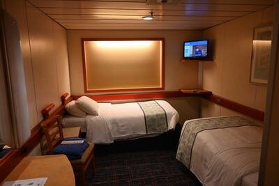 Carnival Ecstasy inside cabin