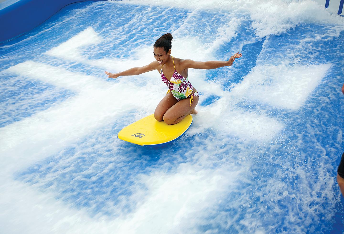 Girl on Flowrider