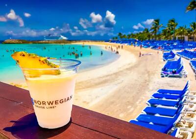 Drink at Great Stirrup Cay