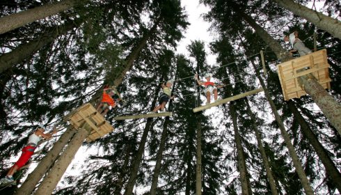 High Rope Garden in Ramsau