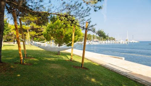 Beach at the Zelena Plava Laguna resort