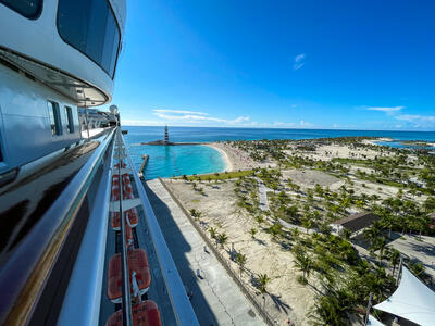 Ocean Cay as seen from cruise ship