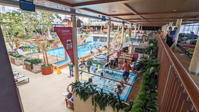 Indoor pool on Costa Toscana