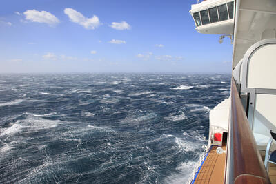 Rough seas