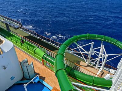 Water slide on Carnival Pride