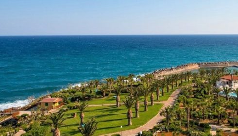 gardens and sea at Iberostar Creta Panorama