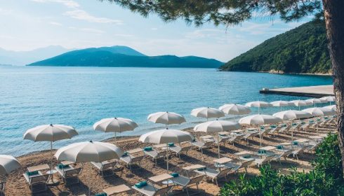 beach at hotel Iberostar Herceg Novi