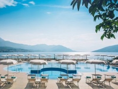 Iberostar Herceg Novi rooftop pool with views over Kotor Bay