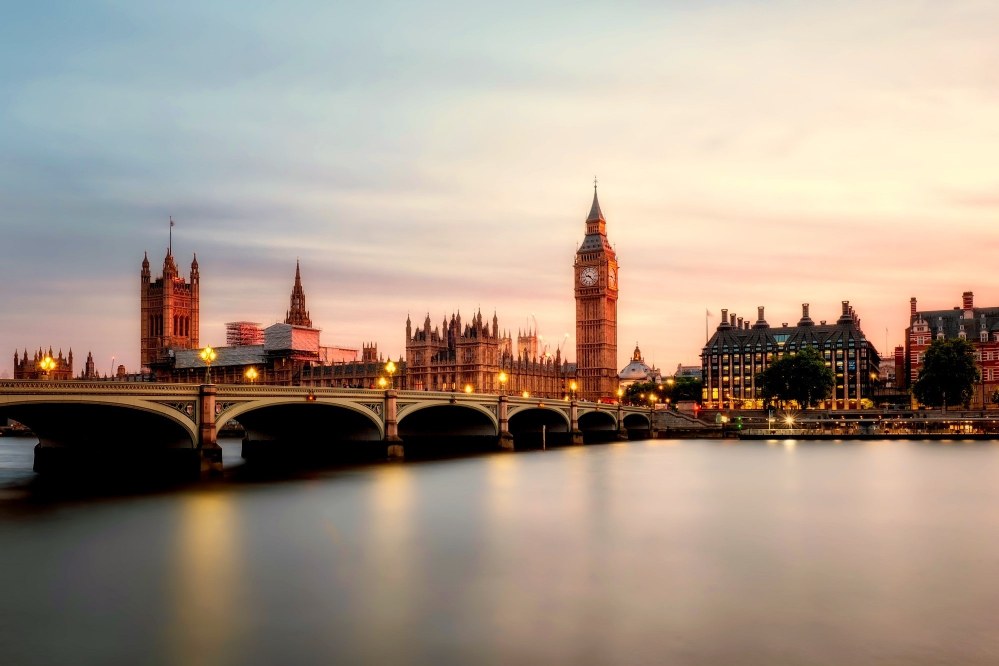 Westminster Bridge and Big Ben in London