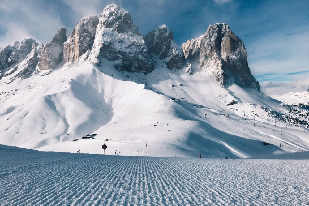 skiing in your 50s - perfectly prepared slopes
