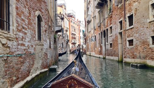 gondola ride in Venice