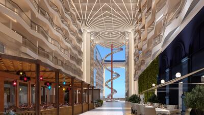 MSC World Europa promenade concept